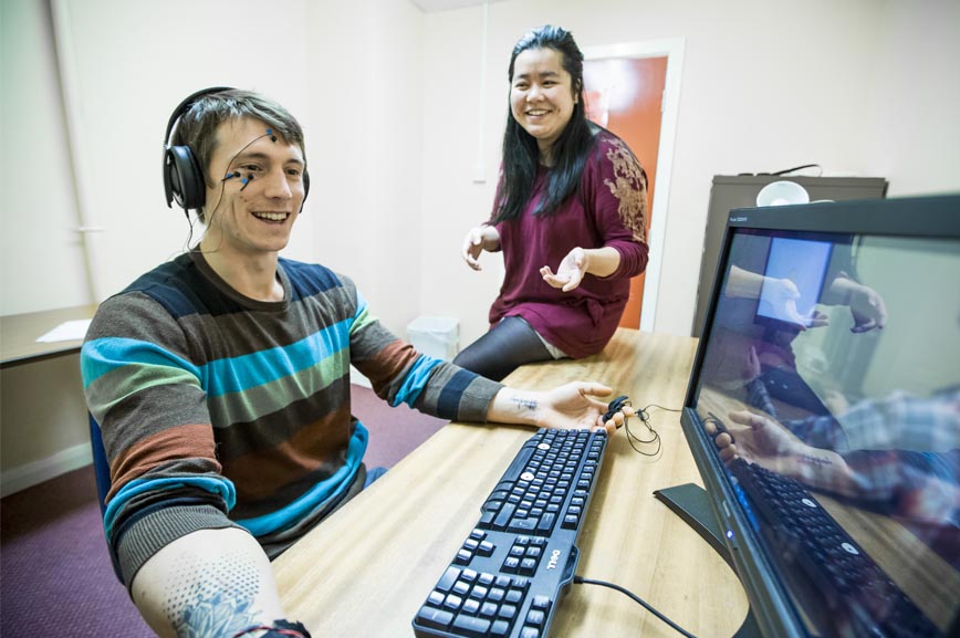 Students on laptop 