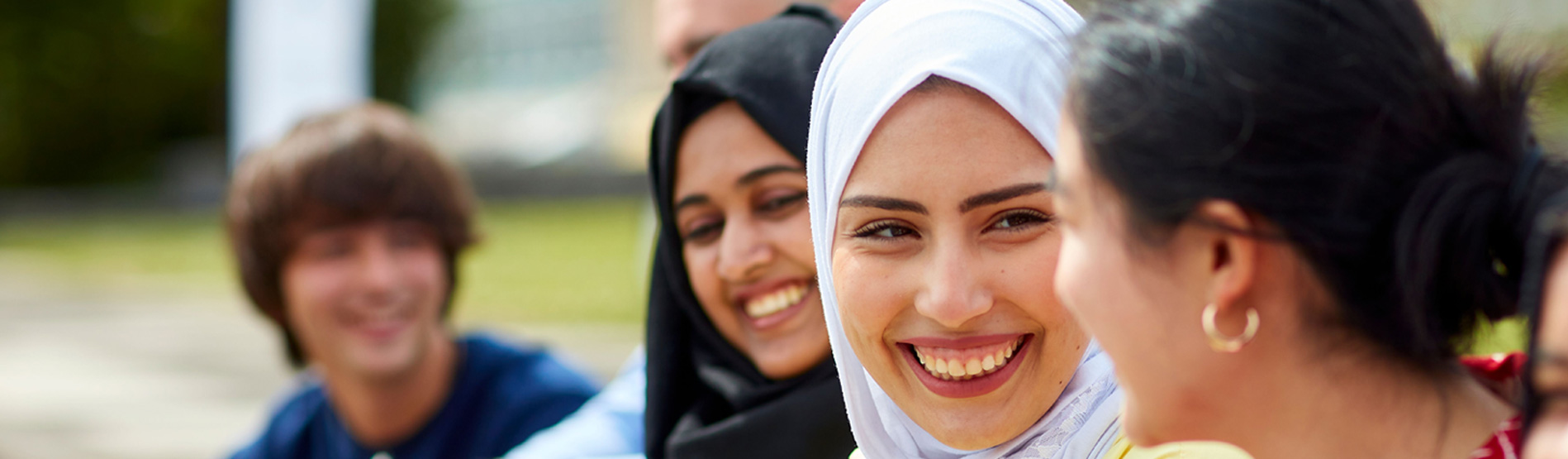 students smiling