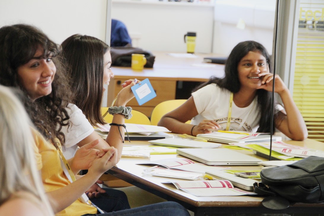 Pupils in a Technocamps activity day