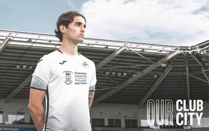 University unveiled as Swansea City’s new front of shirt sponsor