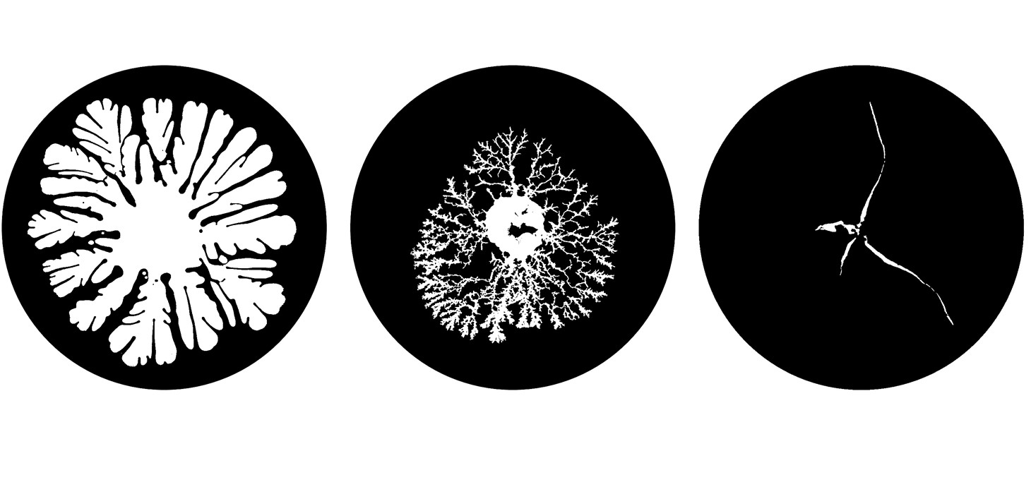 Three flow patterns: when a fluid reacts like a solid