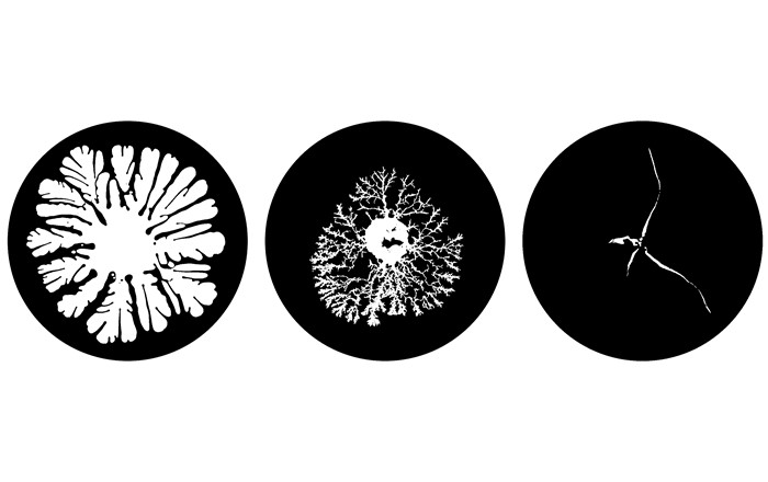 Three flow patterns: when a fluid reacts like a solid