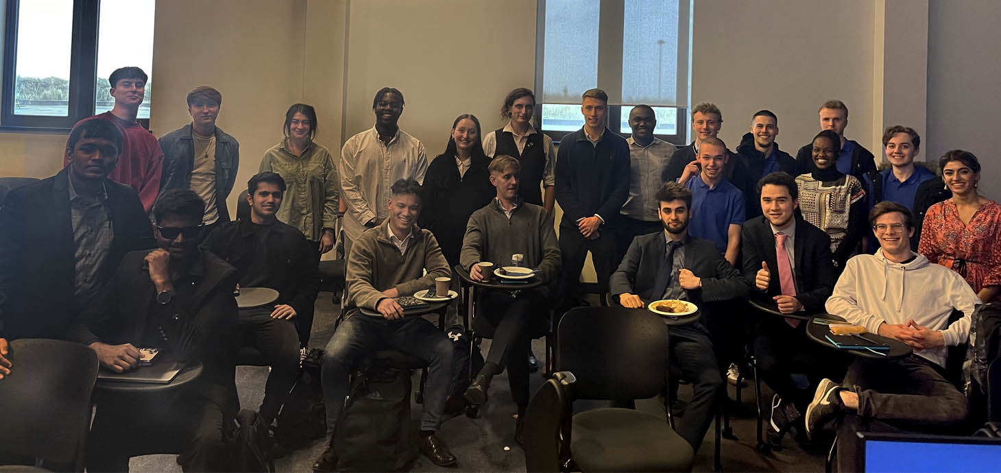 A group photo of the students who presented their business ideas during the Big Pitch Competition.