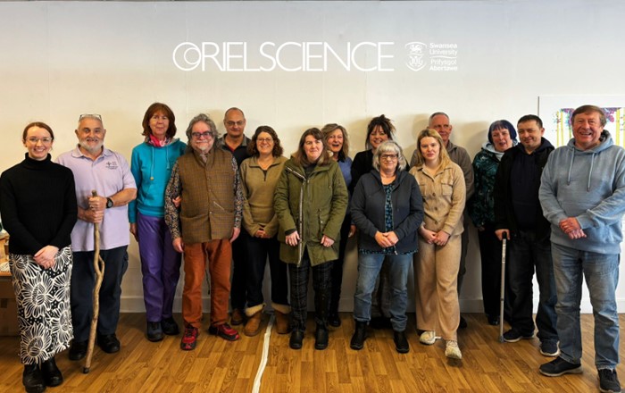 A group photo of the patients and staff involved in the Social Prescribing project.