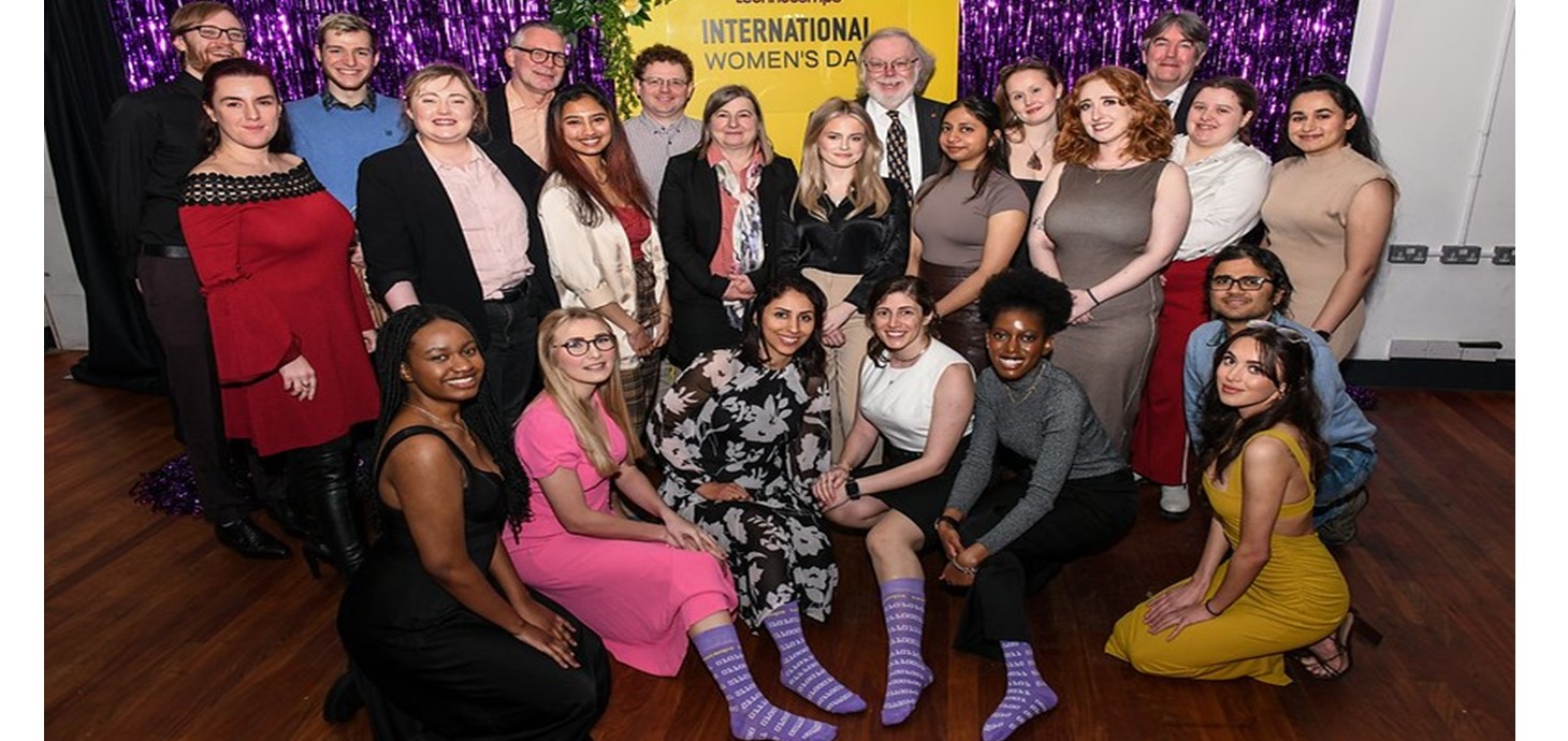 Some of the speakers, guests and the Technocamps team at the event: held annually, it attracted nearly 200 guests to the venue at Swansea’s Patti Pavilion, where they heard from a range of speakers with inspirational stories to tell.