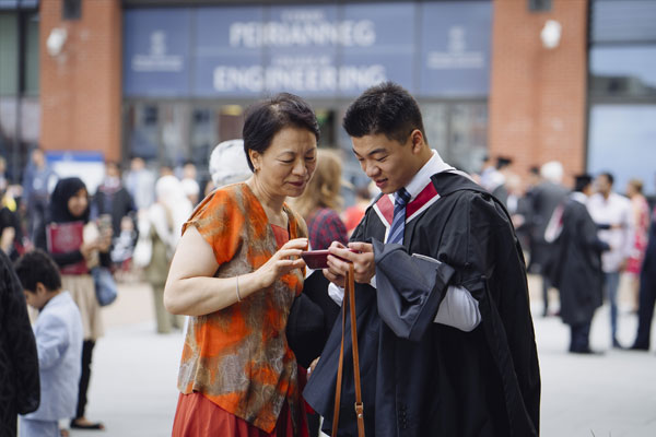 A student and their mother