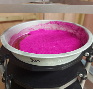 Purple algae in a bowl