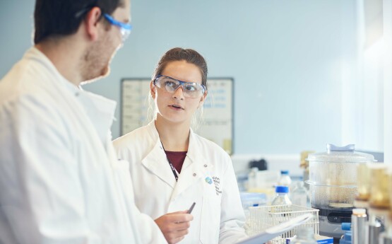 image of medical student with a clipboard