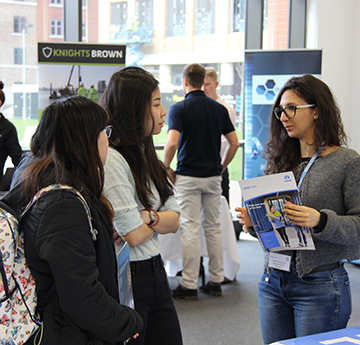 Students at Careers Fair