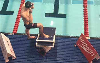 Sports scholar, Lewis Fraser, preparing to race 