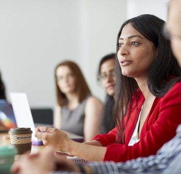 Staff in meeting