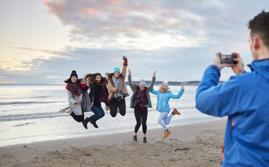 Students at Swansea University