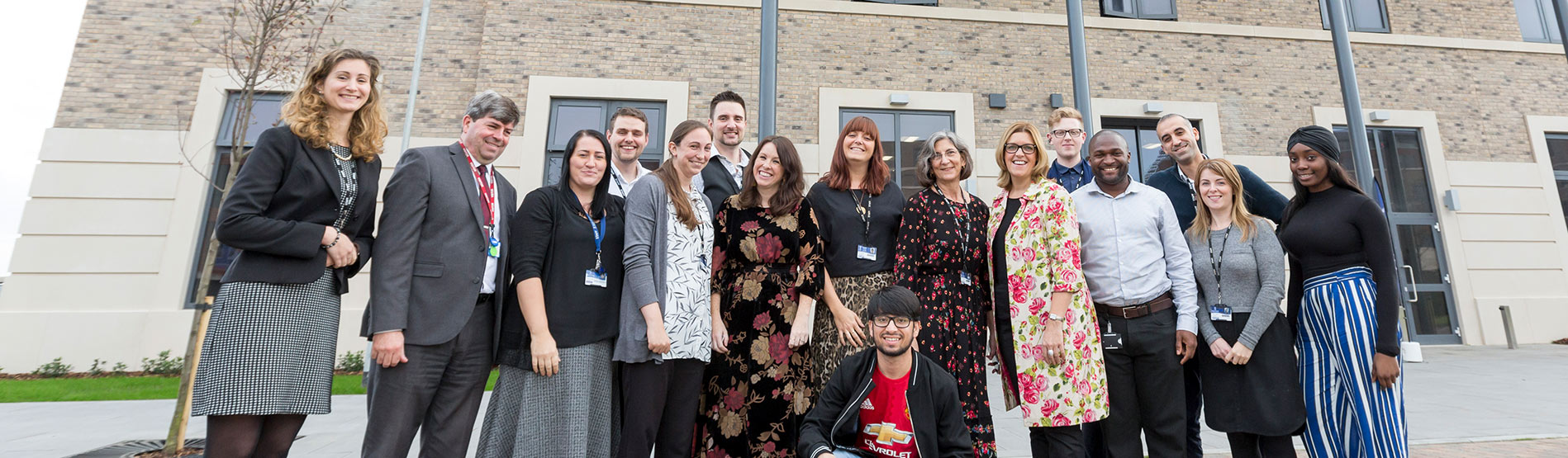 Group photo of The College staff.