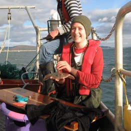 Students on boat