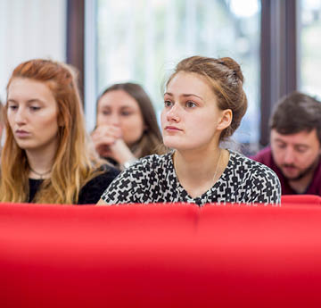 students in a lecture