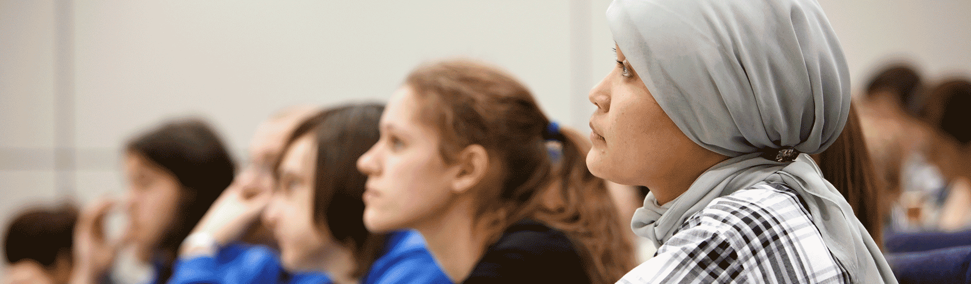 Students in a lecture room