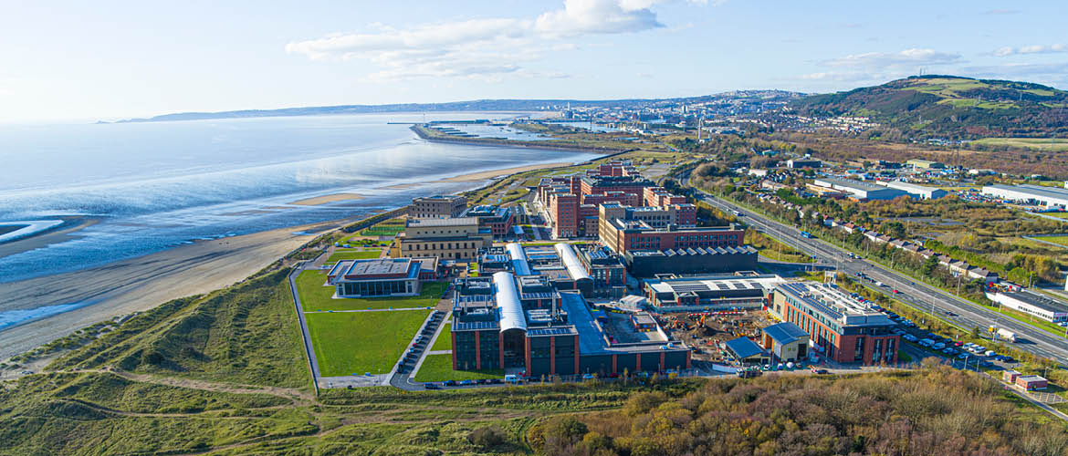 Bay Campus aerial image