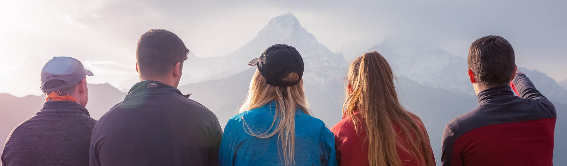 group of students in Nepal