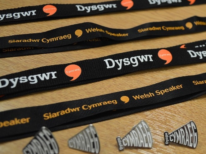 'Speak Welsh' lanyards